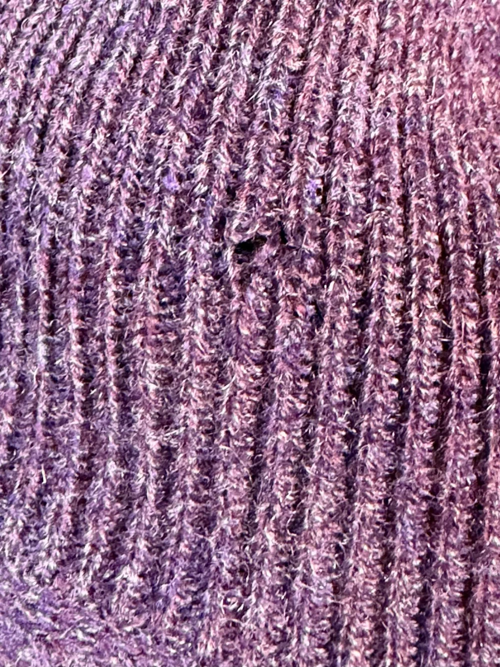 Neiman Marcus Nano Cashmere 100% Cashmere Quarter Zip Sweater Purple | Size M